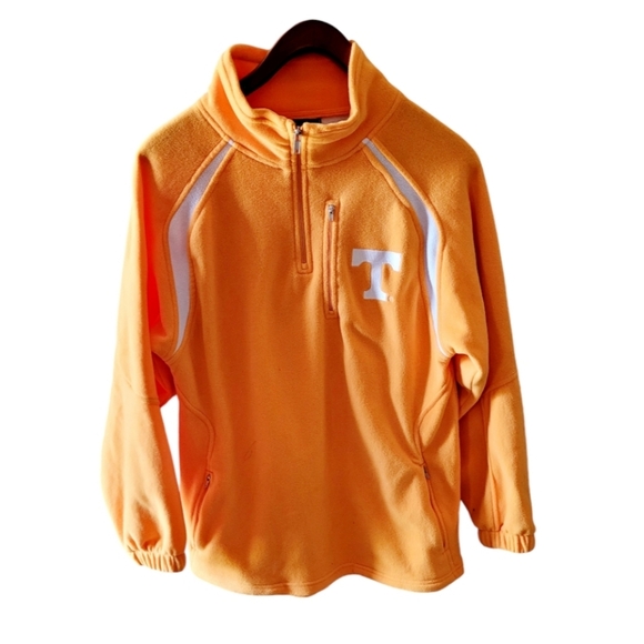 University of Tennessee Vols Orange and White Fleece Pullover Size L - Picture 1 of 3